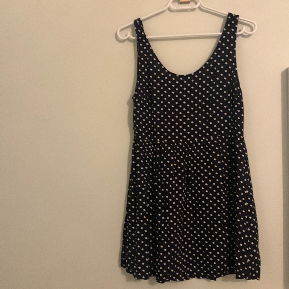 Mini polka dot dress